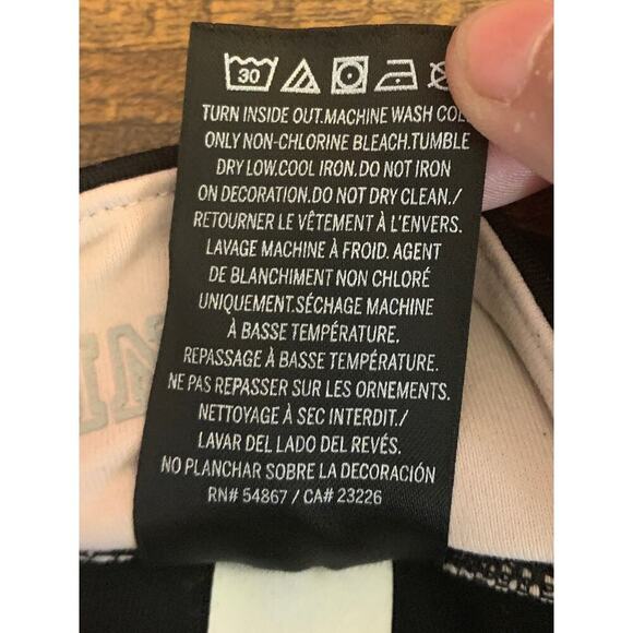 VICTORIA SPORT Women’s Black/Multicolored Stripe Leggings / Size: Small - Picture 5 of 12